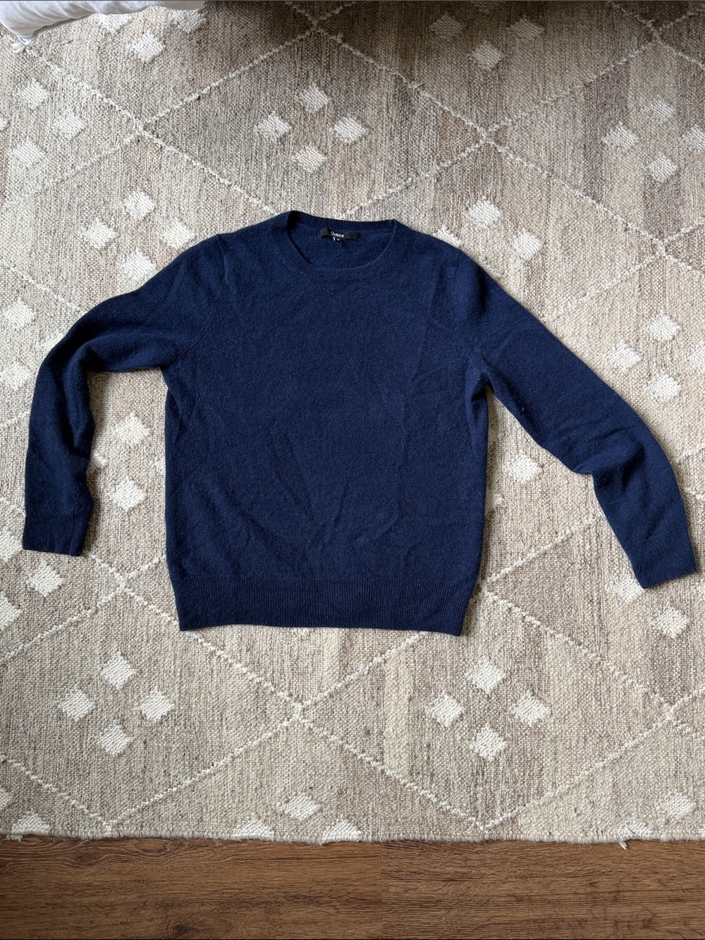 Women’s Quince Navy Crewneck Sweater